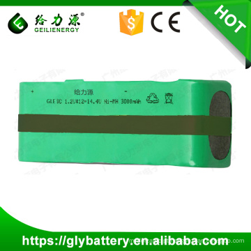 Recarregável SC 3000mah 14.4 v nimh bateria 14.4 v aspirador bateria